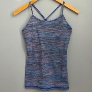 Ivivva Blue Space Dye Print Tank Top 
Size 14